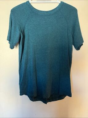 Lou & Grey Soft Teal Heathered Relaxed Tee